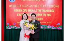 Nghiên cứu sinh Lê Thị Thanh Hiếu bảo vệ thành công luận án tiến sỹ ngành Chính trị học
